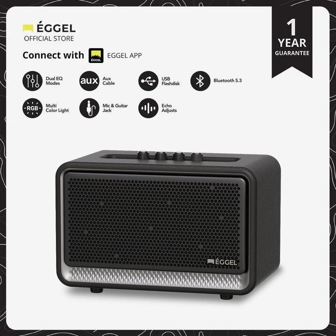 tokoeda - Eggel Home 3 Portable Bluetooth Speaker with Karaoke Function