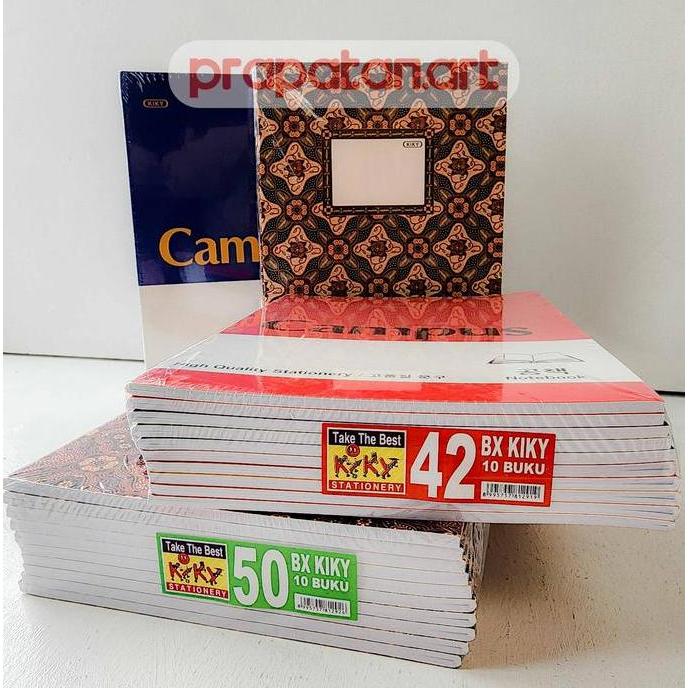 Kiky Bx Buku Tulis Sekolah 42/50 Lembar 18X25Cm (10 Buku)