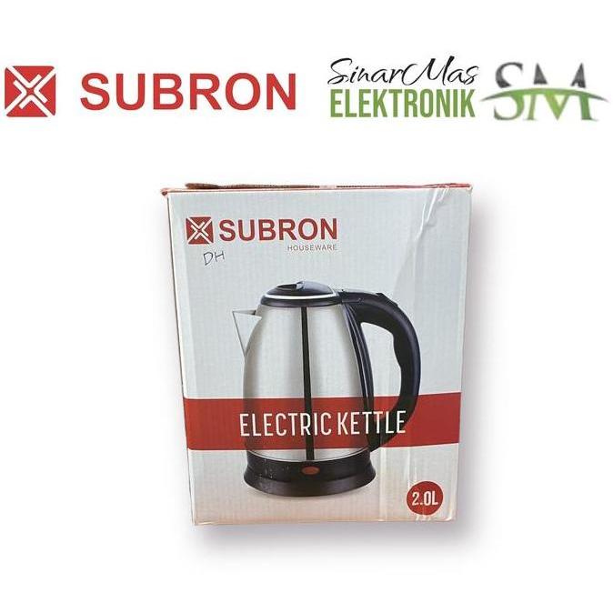 Teko Listrik Kettle Listrik Stainless Subron 2 Liter