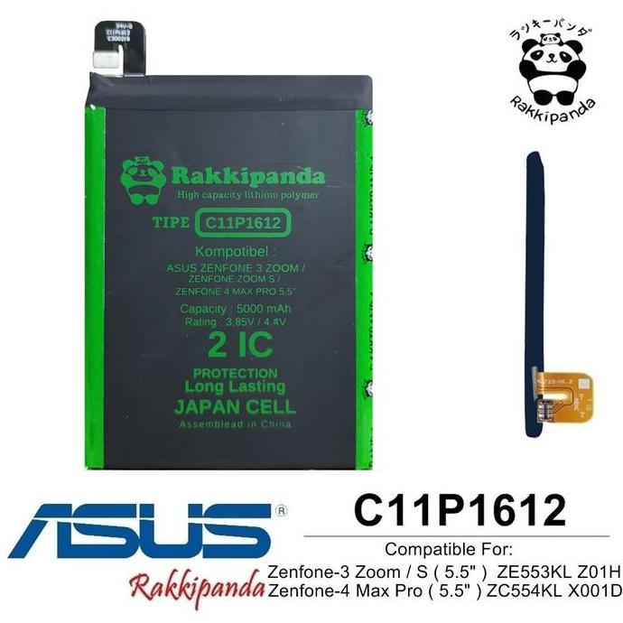Hradpix- Baterai Asus Zenfone 3 Zoom S C11P1612 Double Ic Protection