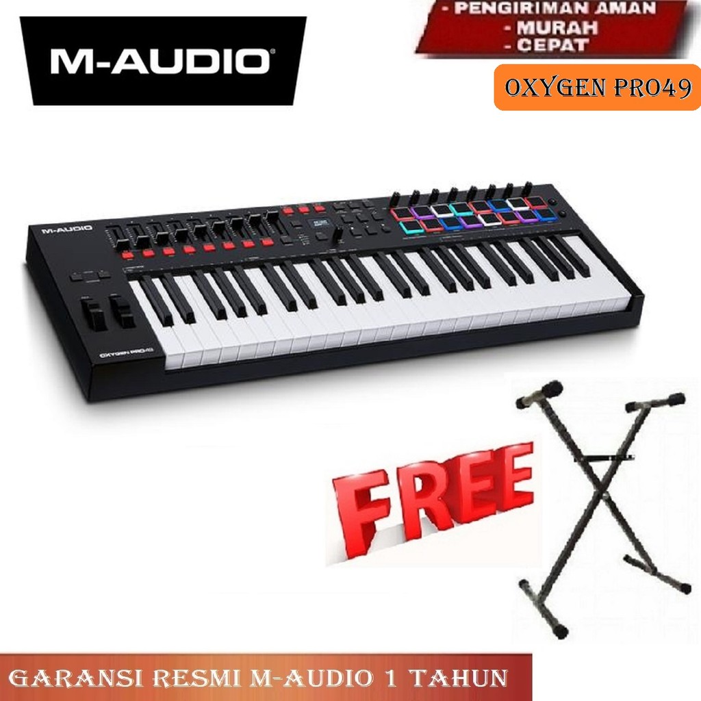 M-AUDIO OXYGEN PRO 49 49-KEYS USB POWERED MIDI CONTROLLER