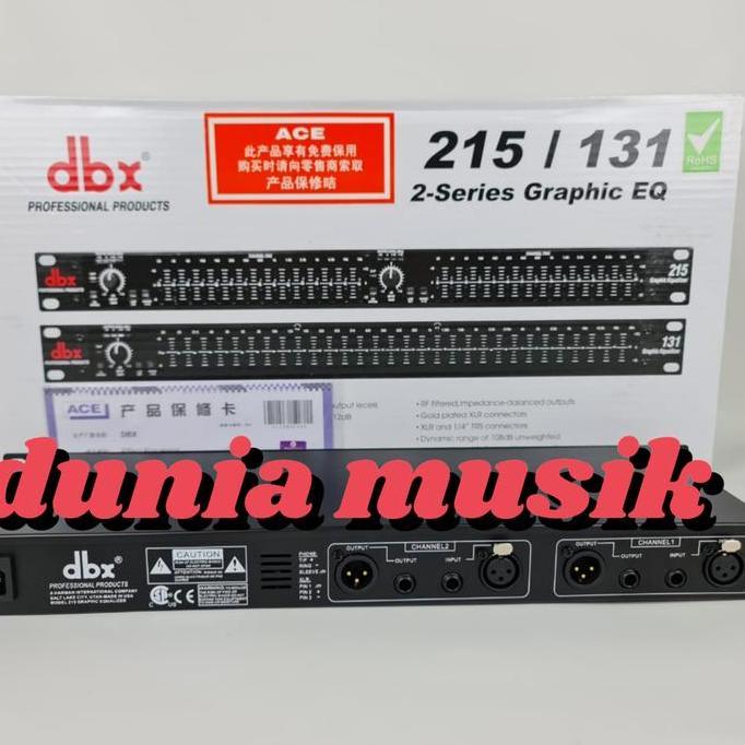 Newall-- Equalizer Dbx 215 Dbx215 Dbx 215