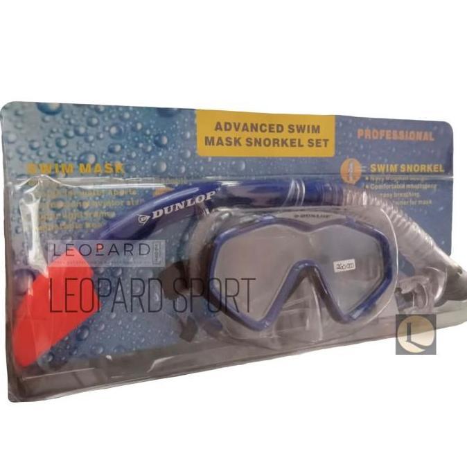 Mask Snorkel Set Dunlop/ Snorkeling Set / Masker Snorkel Dunlop