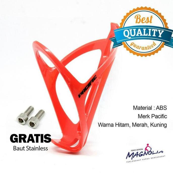 Murah Tempat Botol Minum Sepeda Holder Botol Minum Sepeda Merk Pacific Non COD