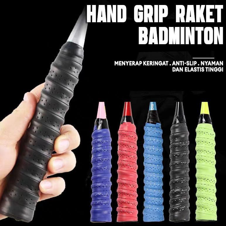 Grip Raket Badminton Karet - Grip Tulang Bulutangkis Anti Slip - Grip Tulang Badminton - Grip Raket 