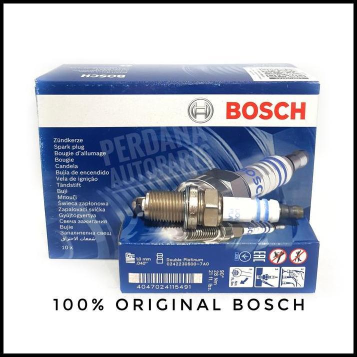 TERBARU BOSCH DOUBLE PLATINUM BUSI TOYOTA VIOS GEN2 '07-13 ASLI ORIGINAL 