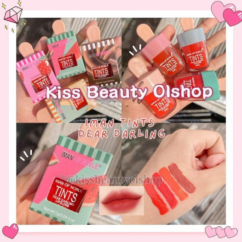 PROMO MANIS LIPGLOSS IMAN OF NOBLE DEAR DARLING ES CREAM 4 WARNA MATTE LONGLASTING NO. P7039-24