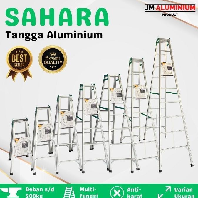 SAHARA - Tangga Aluminium SAHARA - Tangga Lipat Aluminium / Tangga Multifungsi JUMBO - HIJAU