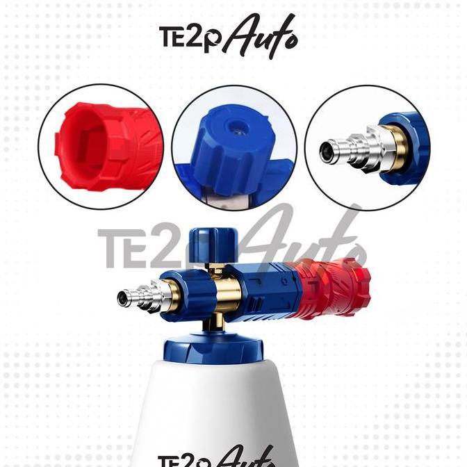 Clapix- Te2P Auto Snow Foam Lance 4.0 Free Mesh 3 Layer Dan Orifice 1.1 - Tabung Salju Tembakan Gun 