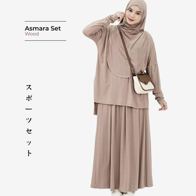 Cantek- Mininos Asmara Set 3In1 | Setelan Atasan Daily Olahraga Remaja Muslim Baju Atasan Bawahan Ke