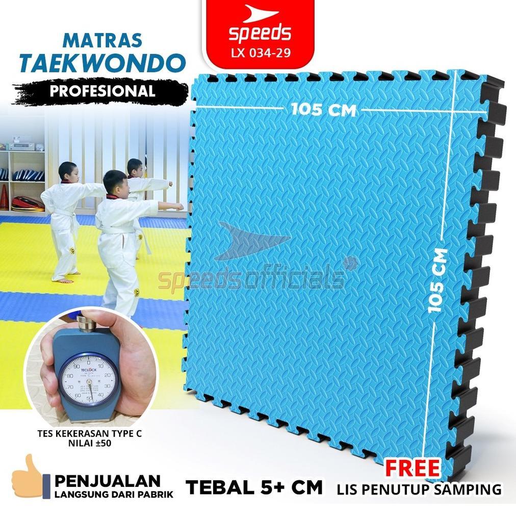 SPEEDS Matras Takewondo Tebal 5cm Matras Evamat Bela Diri Silat Eva Puzzle Karate Mat 034-29