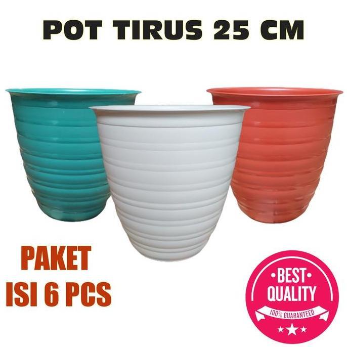 Ground- Pot Tirus Ukuran 25 Pot Tawon Tirus Ukuran 25 Cm Pot Tinggi Hijau