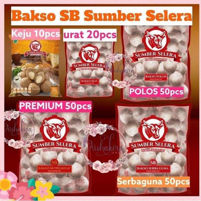 Bakso sapi SB premium isi 50 Bakso sapi Sumber Selera Kebun jeruk ASLI