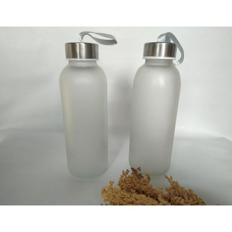 (Gr 08) Botol Kaca Doff 420Ml / Khusus Grosir / Isi 80Pcs / Botol Kaca Bening 420Ml / Botol Doff 420