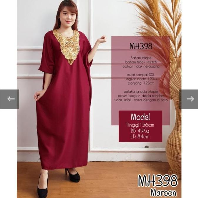 Murah Kaftan Kajol Baju Dress Muslim Wanita Panjang Murah