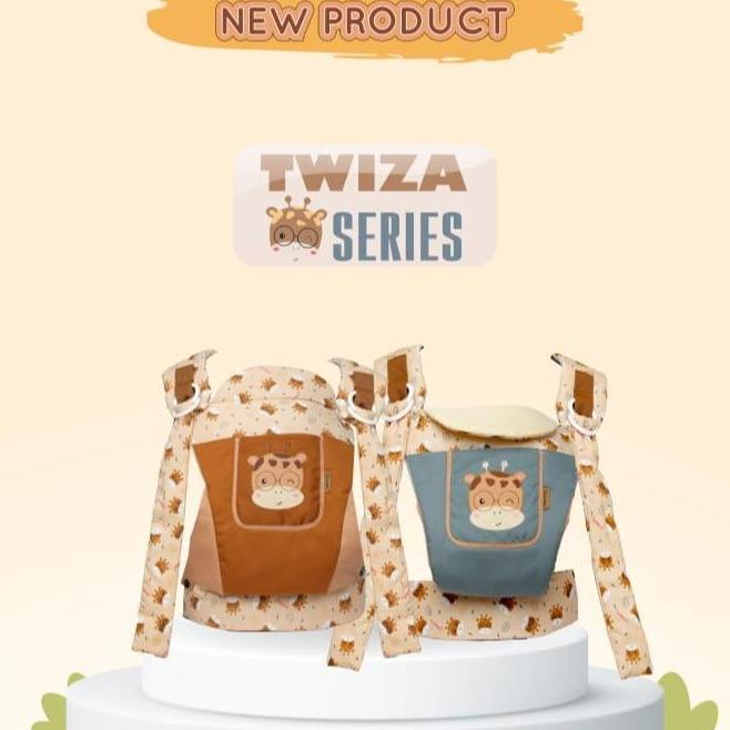 Snobby Gendongan Bayi Ransel M-Shape Twiza Series | Gendongan Bayi Ransel M-Shape Swan | Gendongan R