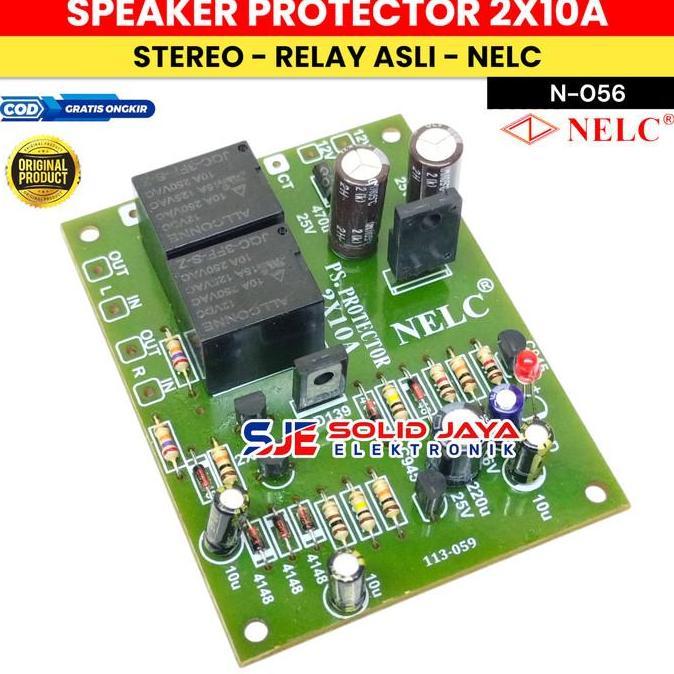 DR158 >> KIT PROTEKTOR SPEAKER STEREO 20 A 20A SPEAKER PROTECTOR 2 X 10A RELAY 2X10A 2X10 A AMPER OR