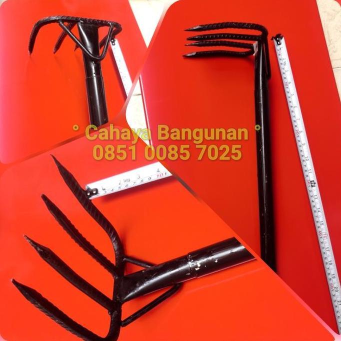 Garpu Cangkrang Garukan Serokan Selokan Taman Kebun Got Sampah TEBAL