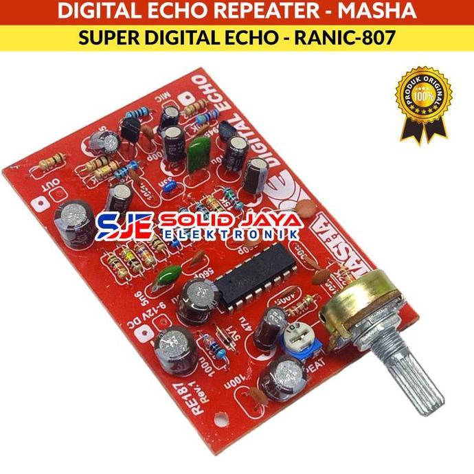 DI54 - KIT SUPER DIGITAL ECHO REPEATER MIC KARAOKE MASHA RANIC 807