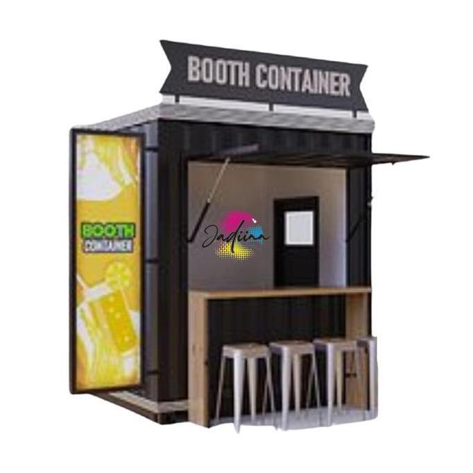 Terlaris Custom Gerobak Booth Container - 2 X 1,5 X 2 Mtr