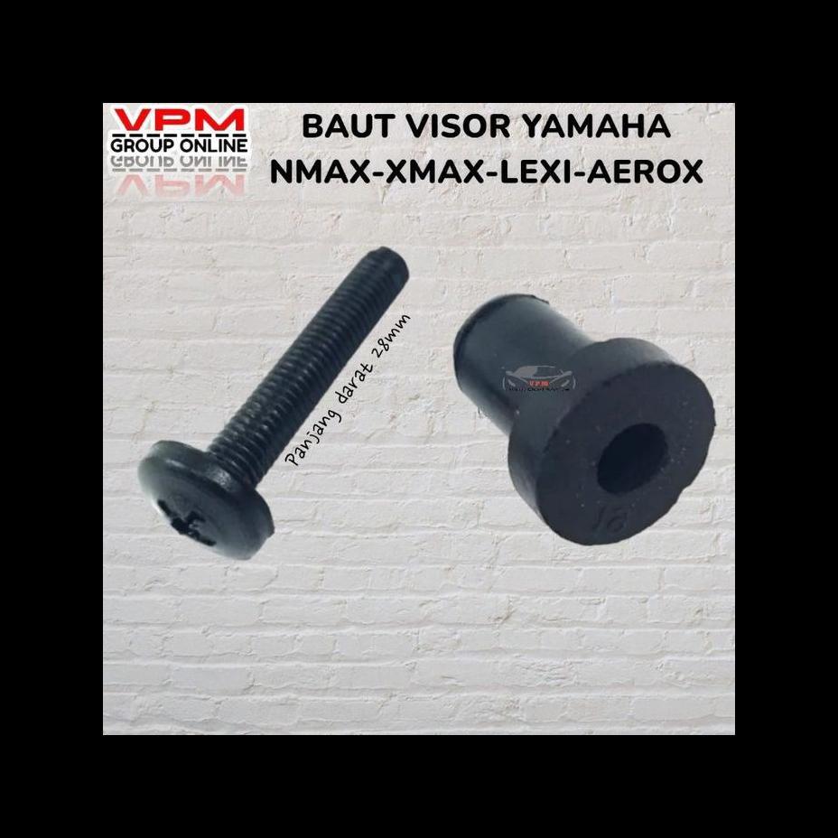 Mur Visor / Mur Karet Visor / Mur Tameng Visor / Mur Karet Tameng karet mur baut visor nmax ninja Xm
