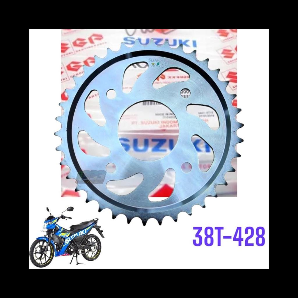 gir gear belakang satria fu 150 fi injeksi 38T - 428 berklualitas original
