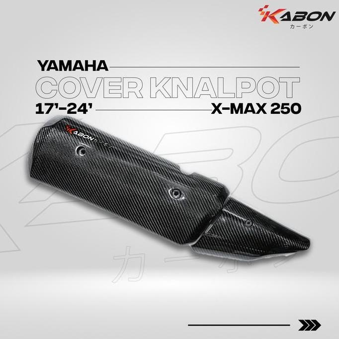 Kabon Cover Knalpot Carbon - Yamaha Xmax 250 2017-2022