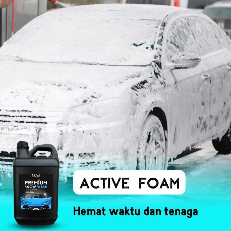 Murah  Nuva - 5 Liter Premium Snow Wash Touchless Shampo Mobil Motor Touchless