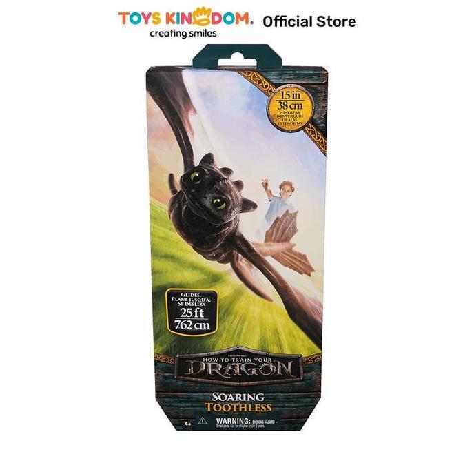 DRAGON ACTION FIGURE SOARING TOOTHLESS - HITAM