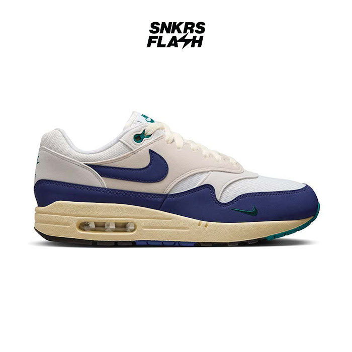 NIKE Air Max 1 Athletic Department Deep Royal Blue Sepatu Sneakers Pria - FQ8048133 - Size 44.5