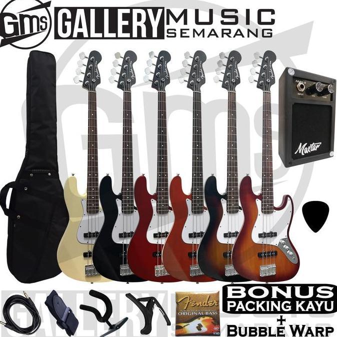 Murah Bass Elektrik Fender Jazz Bass Gitar Bass Listrik Fender Jazz Bass (TT) Non COD