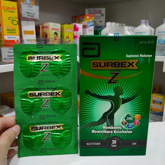 Surbex Z Strip Isi 6 Tablet Vitamin Original Abbott