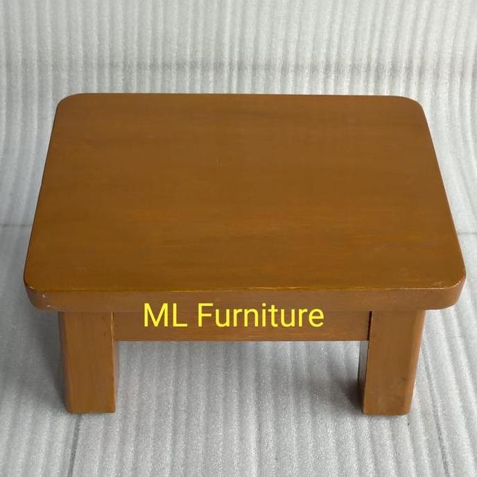 Bangku Jongkok / Dingklik Kayu Solid T15