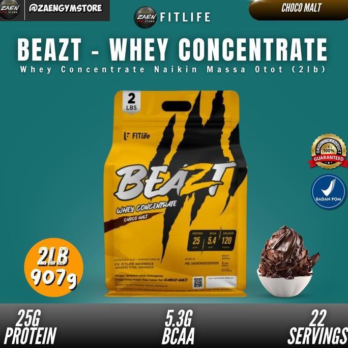 Fitlife Beazt Whey Concentrate 2 Lbs Beast Whey Protein