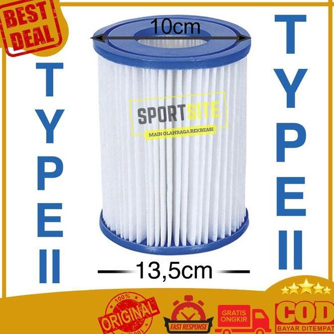 Bestway Filter Pompa Saringan Kolam Renang Cartridge Flowclear