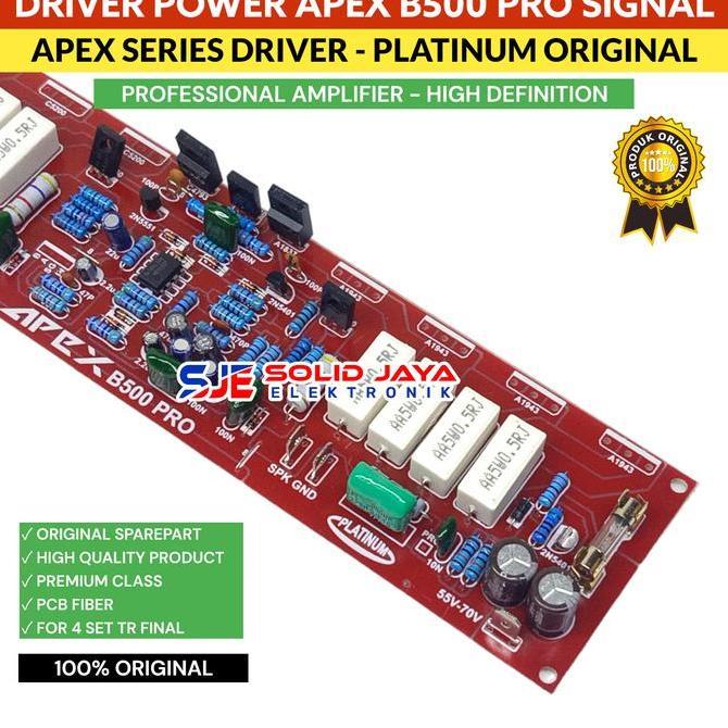 Trikikal- Kit Driver Power Apex B500 Pro Mono Amplifier Ampli Sound System Audio B-500 B500 Pro Prof