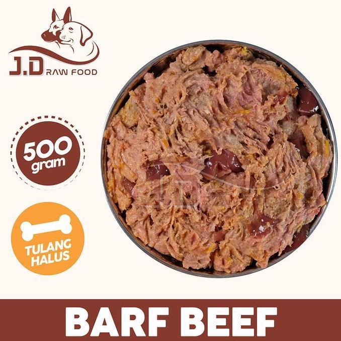 Lovedogi- J.D Raw Food | Beef Daging Sapi Barf Raw Food 500Gr Makanan Anjing Kucing