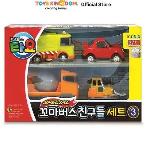 TAYO SET 4 PCS DIECAST MOBIL MINI CARS STYLE #2 TYT 115020
