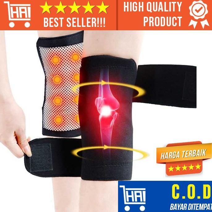 ALAT PELINDUNG LUTUT DAN TERAPI MAGNETIK SAKIT LUTUT OLAHRAGA LARI FUTSAL BOLA KNEE PAD RELAKSASI