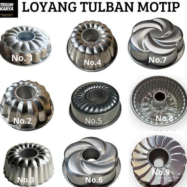 Loyang Cake Tulban Motip Sultan Loyang Bolu Sultan Tebal Kitchenware