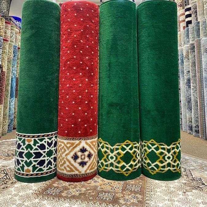 Karpet masjid 1 roll 1.2x6meter 12mm Tebal Dan empuk Karpet Masjid  Turki Karpet masjid Premium mura