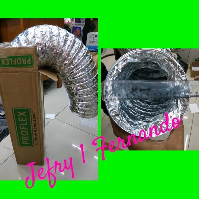 Flexible Duct 5" Hose Ducting 10M Exhaust Cerobong Ac Portable 13Cm Fd4