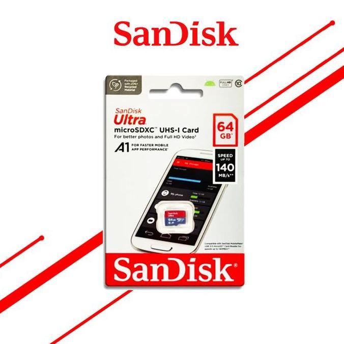 Sandisk Memory Card MicroSD 64 GB MIcro SD Ultra Class 10 64 GB