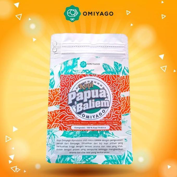 Biji Kopi Arabika Papua Baliem Omiyago 100gr
