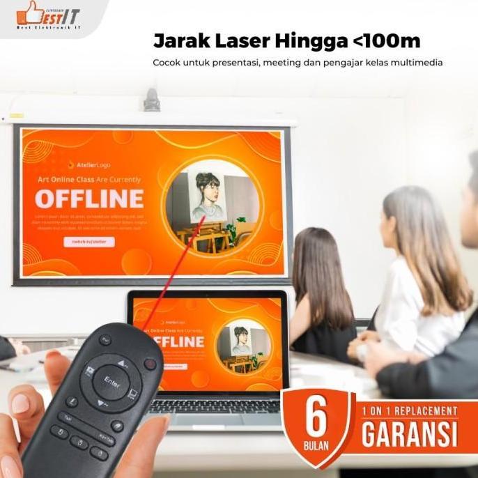 Laser Pointer Wireless Presentasi M-Tech with Mouse Function MT-02 (TERBAIK) (TERBARU) (TERMURAH)