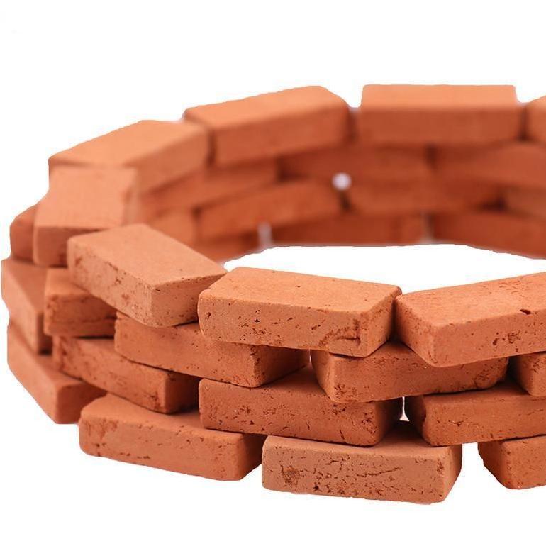 Bisa Cod Kak 1Pc Miniatur Batu Bata Merah *Mini* Craft Maket Bonsai Ornamen Mainan Diorama Hiasan Ta