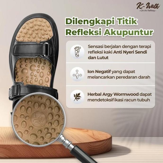 Promo Sandal Ibadah Sendal Kesehatan Jaco K-Walk Relaxer Sandal Refleksi Sandal Akupuntur