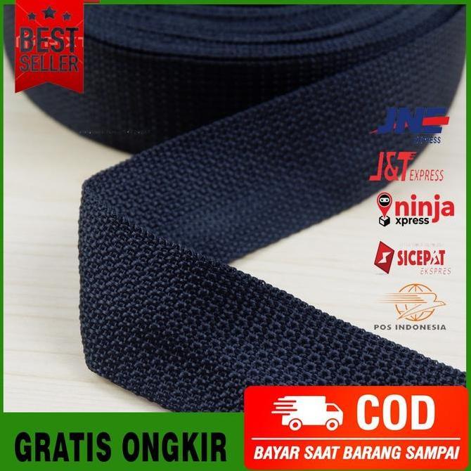 (Allthebest) Tali Webbing / Bisban Pelipit 4cm Tebal Bahan Nylon Untuk