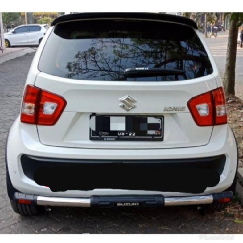 Bumper/Tanduk Pengaman Belakang SUZUKI IGNIS Stainless Bulat