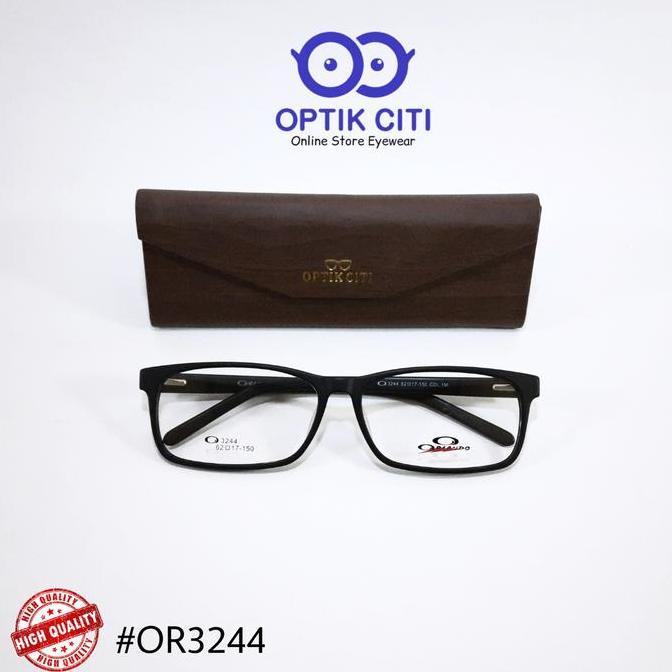 frame kacamata pria kotak size super besar orlando original ada pegas Terlaris